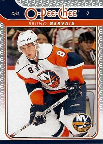 #23 Bruno Gervais - New York Islanders - 2009-10 O-Pee-Chee Hockey
