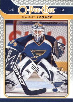 #261 Manny Legace - St. Louis Blues - 2009-10 O-Pee-Chee Hockey