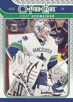 #263 Cory Schneider - Vancouver Canucks - 2009-10 O-Pee-Chee Hockey