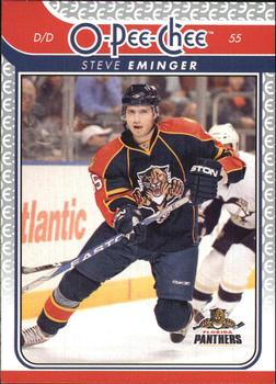 #281 Steve Eminger - Florida Panthers - 2009-10 O-Pee-Chee Hockey