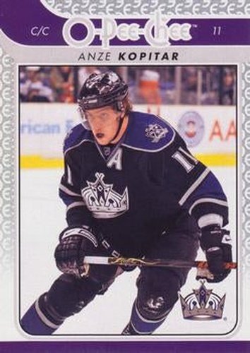 #293 Anze Kopitar - Los Angeles Kings - 2009-10 O-Pee-Chee Hockey