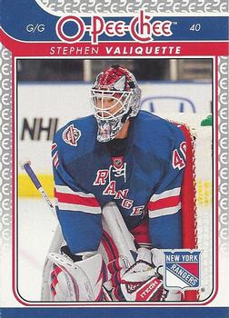 #297 Steve Valiquette - New York Rangers - 2009-10 O-Pee-Chee Hockey