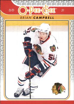 #309 Brian Campbell - Chicago Blackhawks - 2009-10 O-Pee-Chee Hockey