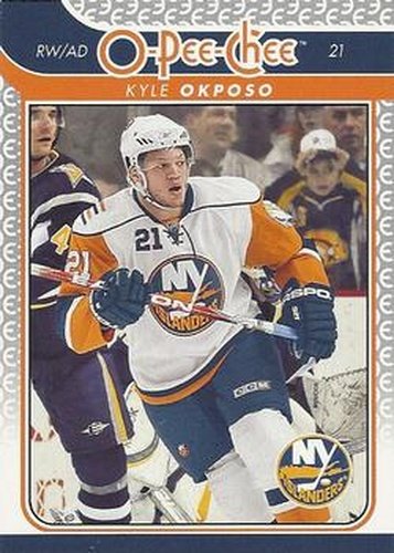 #336 Kyle Okposo - New York Islanders - 2009-10 O-Pee-Chee Hockey