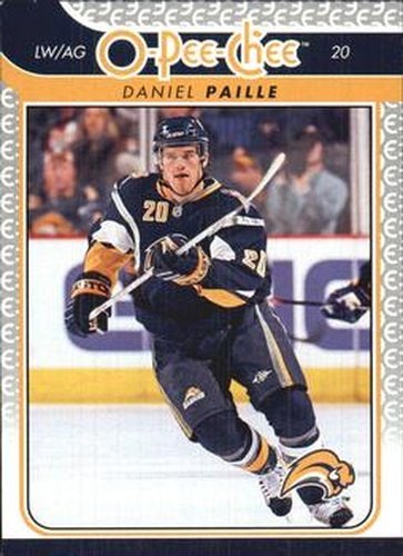 #347 Daniel Paille - Buffalo Sabres - 2009-10 O-Pee-Chee Hockey