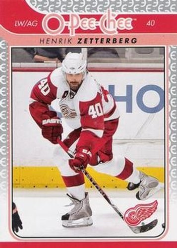 #351 Henrik Zetterberg - Detroit Red Wings - 2009-10 O-Pee-Chee Hockey