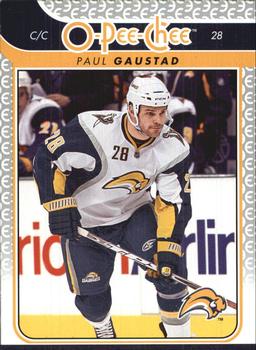 #386 Paul Gaustad - Buffalo Sabres - 2009-10 O-Pee-Chee Hockey