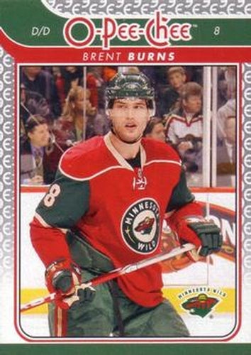 #393 Brent Burns - Minnesota Wild - 2009-10 O-Pee-Chee Hockey