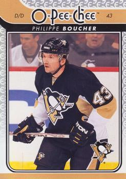 #418 Philippe Boucher - Pittsburgh Penguins - 2009-10 O-Pee-Chee Hockey