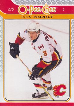 #445 Dion Phaneuf - Calgary Flames - 2009-10 O-Pee-Chee Hockey