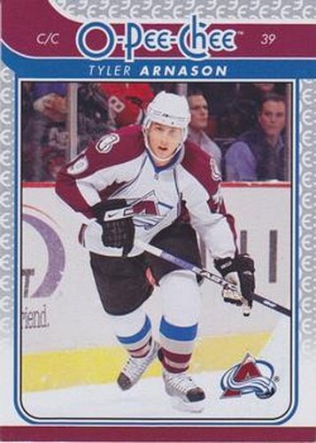 #447 Tyler Arnason - Colorado Avalanche - 2009-10 O-Pee-Chee Hockey