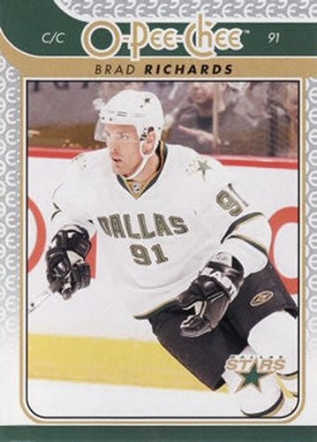 #448 Brad Richards - Dallas Stars - 2009-10 O-Pee-Chee Hockey