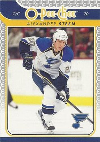 #472 Alexander Steen - St. Louis Blues - 2009-10 O-Pee-Chee Hockey