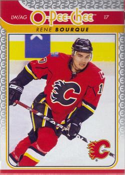 #484 Rene Bourque - Calgary Flames - 2009-10 O-Pee-Chee Hockey