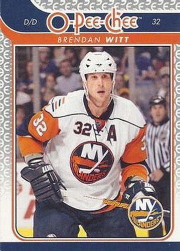 #493 Brendan Witt - New York Islanders - 2009-10 O-Pee-Chee Hockey