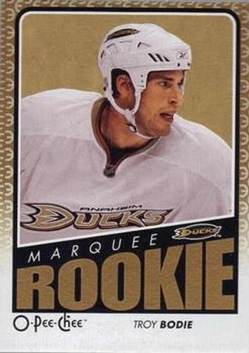 #503 Troy Bodie - Anaheim Ducks - 2009-10 O-Pee-Chee Hockey