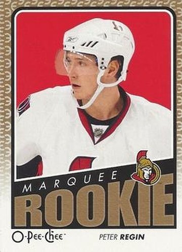 #515 Peter Regin - Ottawa Senators - 2009-10 O-Pee-Chee Hockey