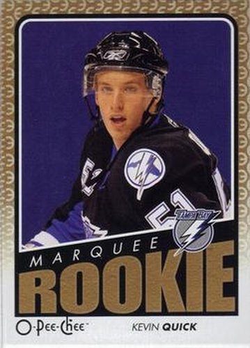 #527 Kevin Quick - Tampa Bay Lightning - 2009-10 O-Pee-Chee Hockey