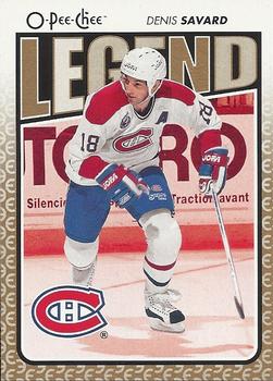 #558 Denis Savard - Montreal Canadiens - 2009-10 O-Pee-Chee Hockey