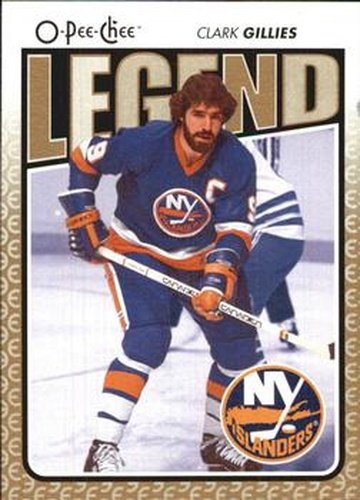 #568 Clark Gillies - New York Islanders - 2009-10 O-Pee-Chee Hockey