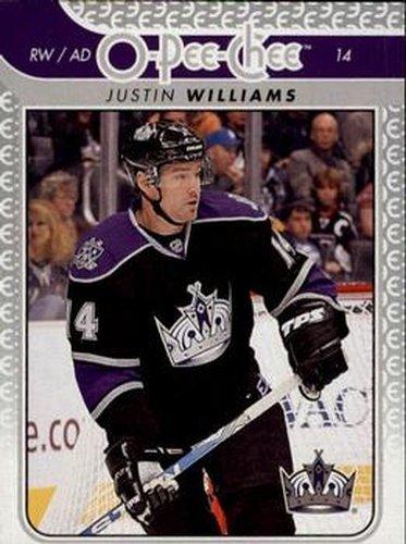 #601 Justin Williams - Los Angeles Kings - 2009-10 O-Pee-Chee Hockey