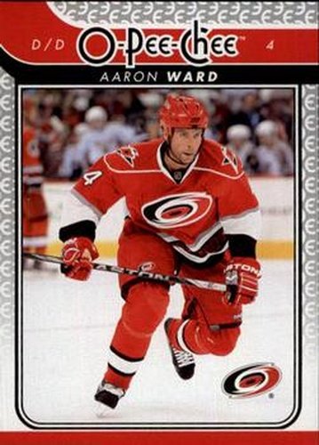 #604 Aaron Ward - Carolina Hurricanes - 2009-10 O-Pee-Chee Hockey