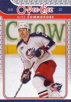 #6 Mike Commodore - Columbus Blue Jackets - 2009-10 O-Pee-Chee Hockey