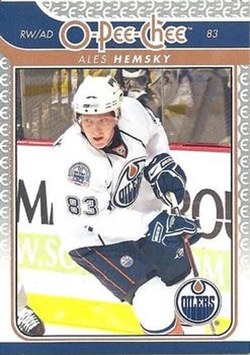 #84 Ales Hemsky - Edmonton Oilers - 2009-10 O-Pee-Chee Hockey