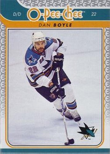 #92 Dan Boyle - San Jose Sharks - 2009-10 O-Pee-Chee Hockey