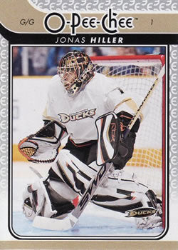 #97 Jonas Hiller - Anaheim Ducks - 2009-10 O-Pee-Chee Hockey