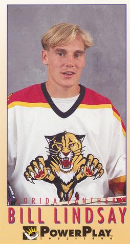 #95 Bill Lindsay - Florida Panthers - 1993-94 Fleer PowerPlay Hockey