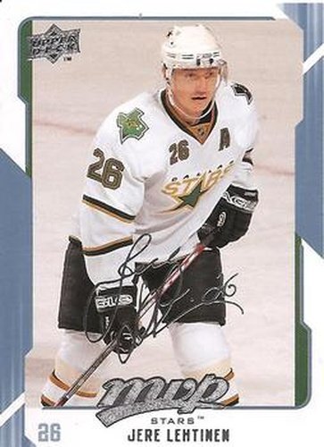 #95 Jere Lehtinen - Dallas Stars - 2008-09 Upper Deck MVP Hockey