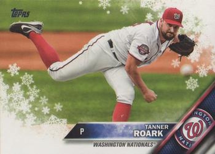 #HMW95 Tanner Roark - Washington Nationals - 2016 Topps Holiday Baseball