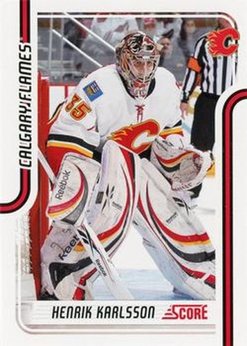 #95 Henrik Karlsson - Calgary Flames - 2011-12 Score Hockey