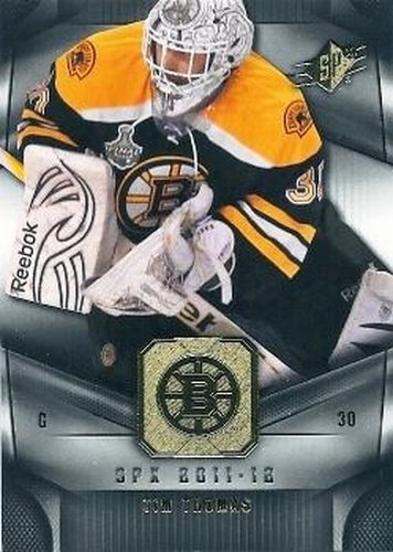 #95 Tim Thomas - Boston Bruins - 2011-12 SPx Hockey