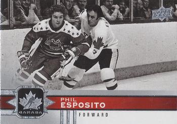 #95 Phil Esposito - Canada - 2017-18 Upper Deck Canadian Tire Team Canada Hockey