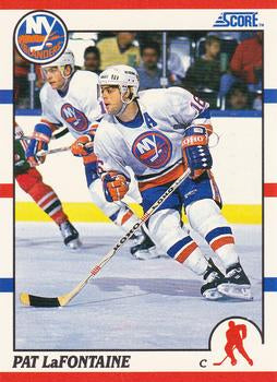 #95 Pat LaFontaine - New York Islanders - 1990-91 Score Hottest and Rising Stars Hockey