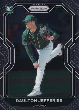 #95 Daulton Jefferies - Oakland Athletics - 2021 Panini Prizm Baseball