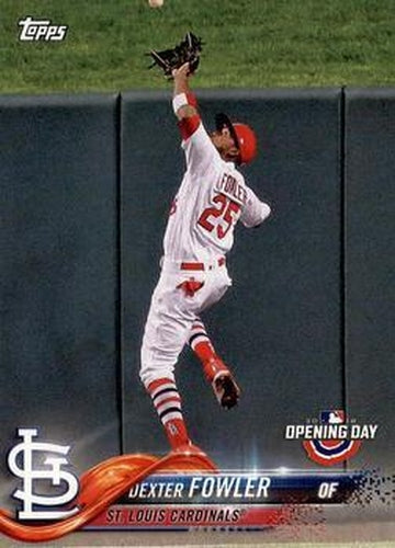 #95 Dexter Fowler - St. Louis Cardinals - 2018 Topps Opening Day Baseball
