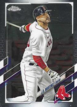 #95 J.D. Martinez - Boston Red Sox - 2021 Topps Chrome Baseball