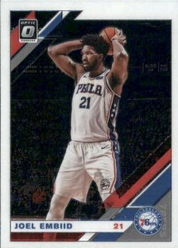 #95 Joel Embiid - Philadelphia 76ers - 2019-20 Donruss Optic Basketball