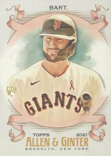 #95 Joey Bart - San Francisco Giants - 2021 Topps Allen & Ginter Baseball