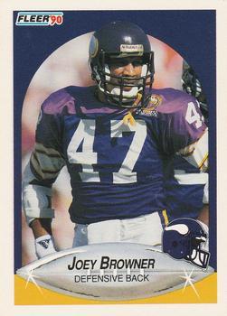 #95 Joey Browner - Minnesota Vikings - 1990 Fleer Football