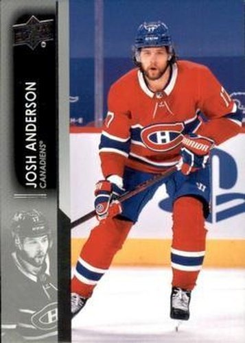 #95 Josh Anderson - Montreal Canadiens - 2021-22 Upper Deck Hockey