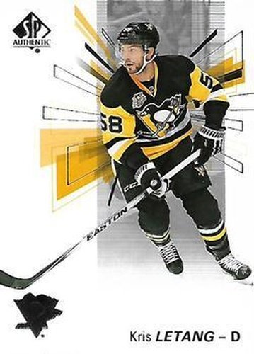 #95 Kris Letang - Pittsburgh Penguins - 2016-17 SP Authentic Hockey