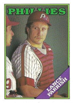 #95 Lance Parrish - Philadelphia Phillies - 1988 Topps Baseball
