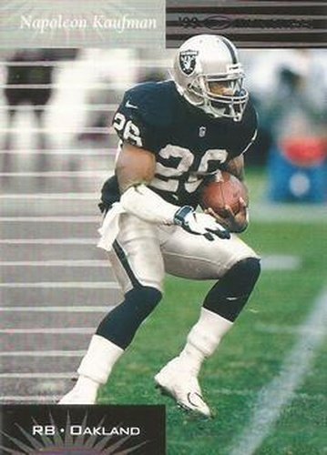 #95 Napoleon Kaufman - Oakland Raiders - 1999 Donruss Football