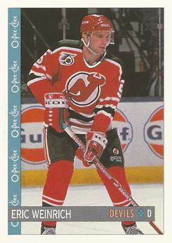 #95 Eric Weinrich - New Jersey Devils - 1992-93 O-Pee-Chee Hockey