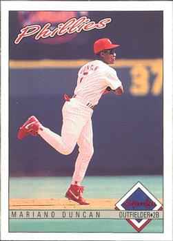 #95 Mariano Duncan - Philadelphia Phillies - 1993 O-Pee-Chee Baseball
