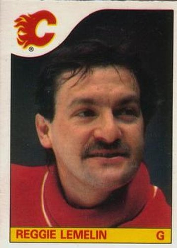 #95 Reggie Lemelin - Calgary Flames - 1985-86 O-Pee-Chee Hockey